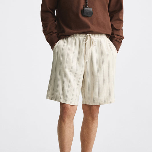 Alexandre Martin - Linen Blended Shorts
