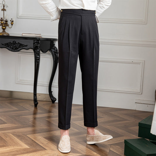 Commuter Gentry Personalized Suit Pants High Waist Straight